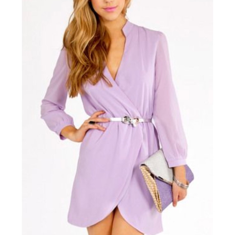 Purple Tobi Tulip Dress